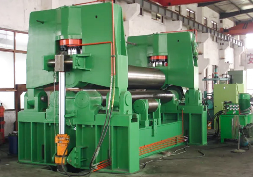 Косорасположенная трехвалковая листогибочная машина HDLW11X-100×3100
